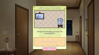 Summer Clover's BDSM Session And Footjob In Harem Game