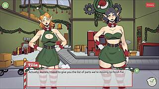 Claus Secret Surprise Xmas Hentai Game Ep 2 Christmas Factory Making Sextoy Now