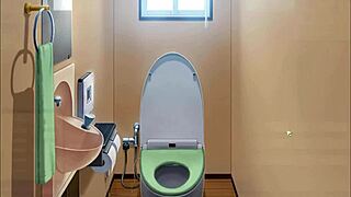 Summer Clover's BDSM Session And Footjob In Harem Game