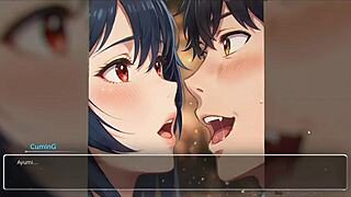 just chilling with this cute teen in a naughty hentai game ep 5.