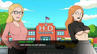 Student caught fucking in class hentai parody