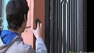 Facialized teen 18+ twink gets monster cock!