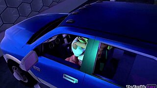 Blonde futanari bangs hard in wild hentai clash! So intense!