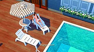 my neighbor's hot wife tempts in 3d hentai preview