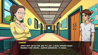 Student caught fucking in class hentai parody