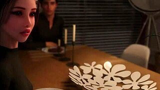 辣妹继妹用大假阳具自慰，梦想着鸡巴