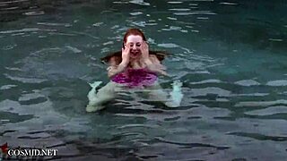 Hey, have you seen Misha Lowe chilling by the pool with those stunning curves?