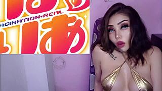 He catches her masturbating on the beach and she invites him for a wild creampie session.