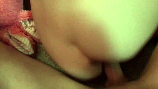Cum-covered face and balls licking in a horny dorm room