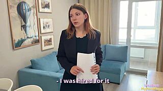 I slammed a real estate agent hard for overcharging me big time. She won't forget that pounding!