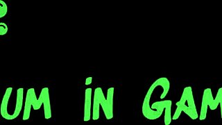 Hornycraft parody unfolds with Endergirl in latex for BDSM spanking