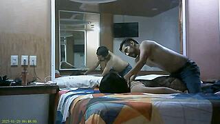 I took my cousin to a hotel for a massage and ended up banging her