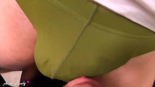 I Sucked A Standing Dick And Got A Lot Of Cum In My Mouth This Evening - Alisa Lovely