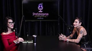 Caroleta Roots dominates in lingerie, craves big gang bang outdoors