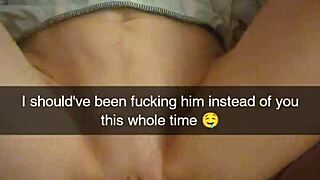 i got revenge on my cheating girlfriend with a creampie on snapchat -richelle rose