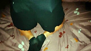 friend cheats with huge cock doggystyle and cumshot at sleepover