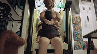 Anal Teen 18+ Slave Gets Punished in Garage