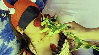 Indian Coed's First College Adventure with Dirty Talk and Friends