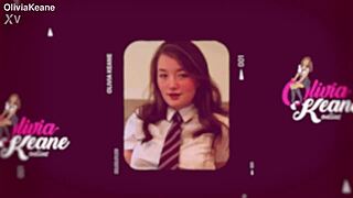 So, wanna see this 18-year-old cutie get a creamy Christmas surprise?