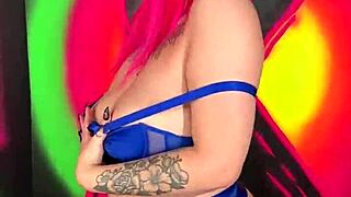 Hell Yeah! Curvy Beauty Flaunts Her Sexy Body and Massive Big Tits at Party!