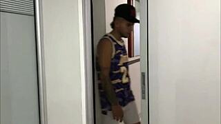 Latina Stepsis Caught Exercising, I Couldn't Resist Touching Her Big Natural Tits, Full Story