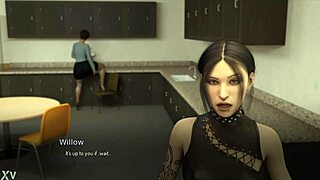 Tracy slides tip into bound pussy in college walkthrough scene