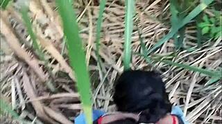 Desi bride gets her narrow ass fucked outdoor