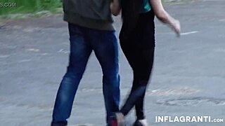 slutty latina cutie gets rammed outdoors in heels, so hot! 🔥