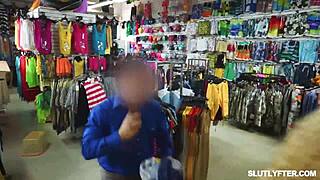 hey, wanna see shoplifter mira monroe in cop dress get fucked?