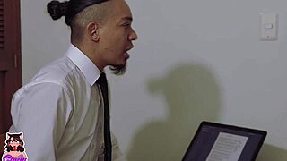 English Professor Tries Teaching Latina Student but She Craves Missionary Sex