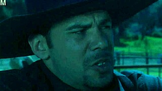 Brooke Ballentyne fucks a hired ranch hand by the fireside outdoors hard!