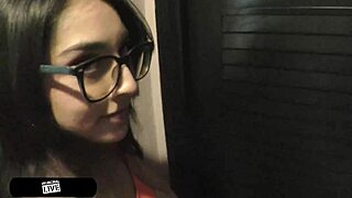 College cutie Madison Wilde cums hard in dean’s office