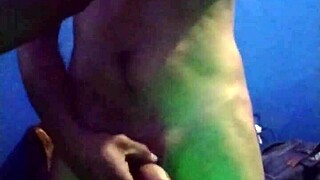 Student Shaves And Masturbates At Party