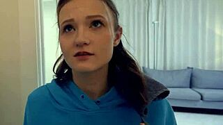 Debt4k Russian College Girl Reveals Natural Body for First Anal Experience