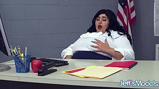 Curvy Teacher Chloe Klein Takes on Student’s Monster Cock with Her Big Ass