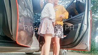 Damn, this pinay teen 18+ gets banged hard in public!