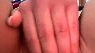 Jerk off to a close-up view of a hairy, dripping student pussy.