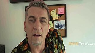 Pervy host faces double trouble in dorm