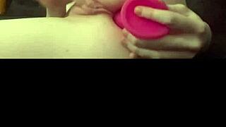 Slutty British girlfriend gets me wild with her naughty toy play!