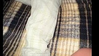 Mexican busty stepmom seduces student stepson watching TV in his room