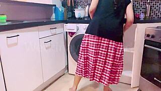 Pov Wetpinay in School Uniform Washes Up After Filming Outdoor