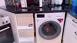 Pov Wetpinay in School Uniform Washes Up After Filming Outdoor