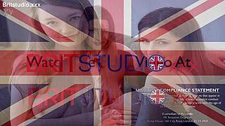 British Student Teen Gives Jerk Off Instructions with Toys