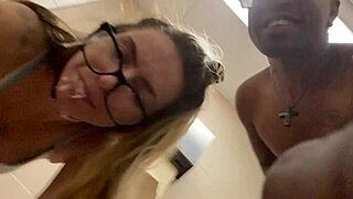 college teen 18+ sucks dick in dorm bathroom