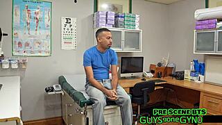 Angel Ramiraz feels the humiliation as a student intern in the hospital roleplay