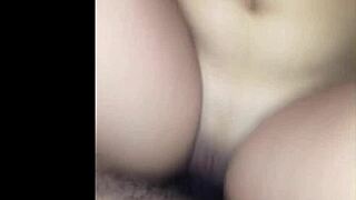 Watch this petite latina get pounded doggystyle by huge cock?