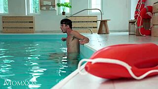 Mom XXX - Sexy Blonde Milf Lets College Student Creampie Her