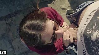 Amateur Whore Craves Cock For Outdoor Deepthroat With Random Stranger