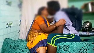 Tamil College Student and Teacher in Fierce Bedroom Action