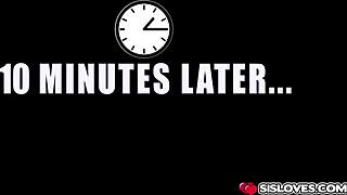 megan holly yoga interrupted by stepbro